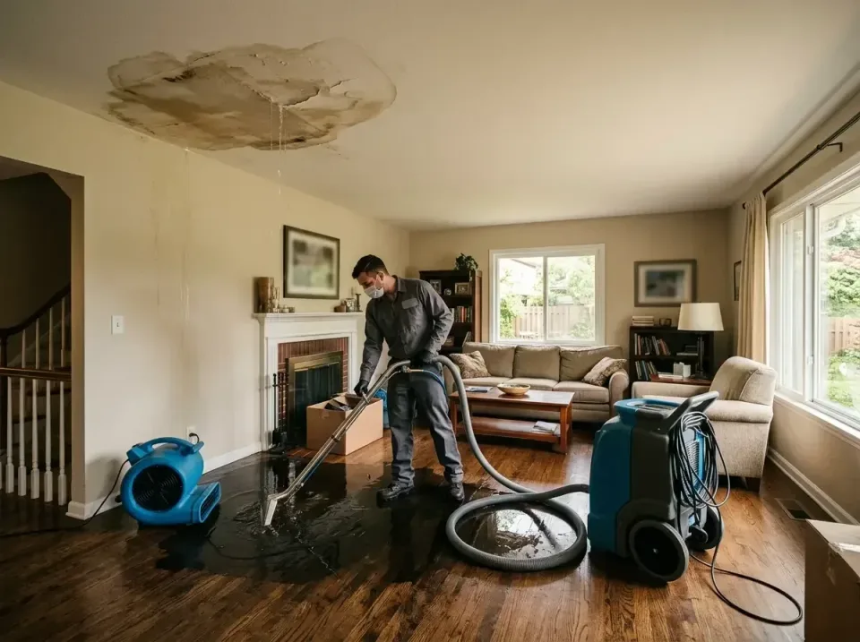 attic-pipe-burst-ceiling-drip-008 — frequently asked questions, Water Damage Restoration & Carpet Care in Florence, KY